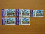 Eurozegels 2001 NVPH 1993 - 5x Invoering Euro Gestempeld, Postzegels en Munten, Postzegels | Nederland, Ophalen of Verzenden, Na 1940