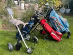 Complete golfset drivers, woods, tassen, trolley kinderclubs, Ophalen of Verzenden, Zo goed als nieuw, Set, Ping