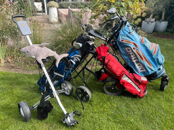Complete golfset drivers, woods, tassen, trolley kinderclubs, Sport en Fitness, Golf, Zo goed als nieuw, Set, Ping, Ophalen of Verzenden