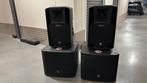 RCF ART 712-A MK4 + Electro-Voice EKX-15SP Subwoofers, Audio, Tv en Foto, -, Zo goed als nieuw, 120 watt of meer, -