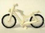 Lego White Bicycle with Handlebars with Trans-Clear Wheels, Ophalen of Verzenden, Gebruikt, Losse stenen, Lego