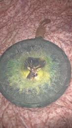 HOUT WANDDECORATIE MET EDELHERT HERT BOS, Ophalen, Zo goed als nieuw