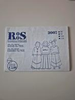 Roos Patronen 3007 - Meisjeskleding, Hobby en Vrije tijd, Kledingpatronen, Kind, Overige typen, Gebruikt, Roos
