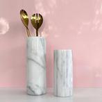 vintage marmer VAAS of POT Hotel Chic Memphis Eighties retro, Overige materialen, Gebruikt, Overige kleuren, Ophalen of Verzenden