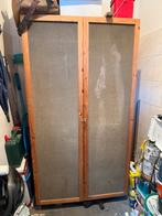 Garderobe kast - Hangkast - Hout en metaal - Op wielen, Huis en Inrichting, Ophalen, Gebruikt, Metaal, 50 tot 100 cm