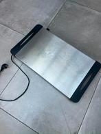 GROTE RVS WARMHOUDER WARMHOUDPLAAT WARMHOUD PLAAT, Ophalen of Verzenden, Zo goed als nieuw, 25 tot 50 cm, 100 tot 150 cm