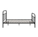 Zwart metalen bed, Huis en Inrichting, Ophalen, Zwart, Zo goed als nieuw, Twijfelaar