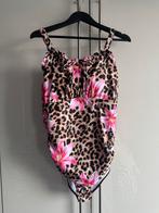 Leopard Badpak met Bloemen, Kleding | Dames, Badmode en Zwemkleding, Ophalen of Verzenden, Nieuw, Roze, Badpak