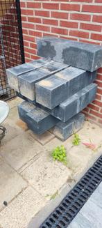12 x Antraciet stapelblok, Tuin en Terras, Tegels en Klinkers, Ophalen, Overige typen, Zo goed als nieuw, Minder dan 5 m²