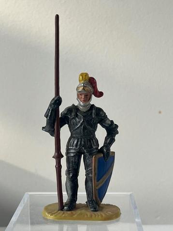 Elastolin ridder 7 cm Nr. 8937 Hausser Germany ca. 1960 beschikbaar voor biedingen