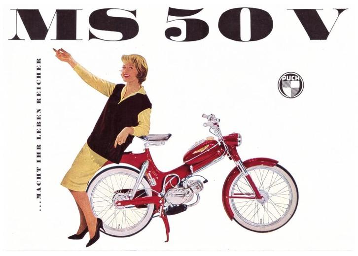 Gezocht Puch Maxi VS50 MV50 MS50 e.d oldtimer brommer, Fietsen en Brommers, Handleidingen en Instructieboekjes, Gebruikt, Ophalen