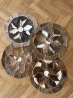 Ronde Zerimar patchwork vacht vloerkleden | NIEUW | 73 cm, Huis en Inrichting, Stoffering | Tapijten en Kleden, 50 tot 100 cm