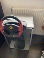 computer stuur en pedalen met tafeltje, Ophalen, Zo goed als nieuw