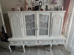 Queen Ann kast, Huis en Inrichting, Kasten | Buffetkasten, Ophalen, Gebruikt, 100 tot 150 cm, Glas