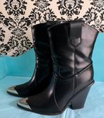 Zwarte korte cowboylaarzen maat 40, Verzenden, Zwart, Lage of Enkellaarzen, Zo goed als nieuw
