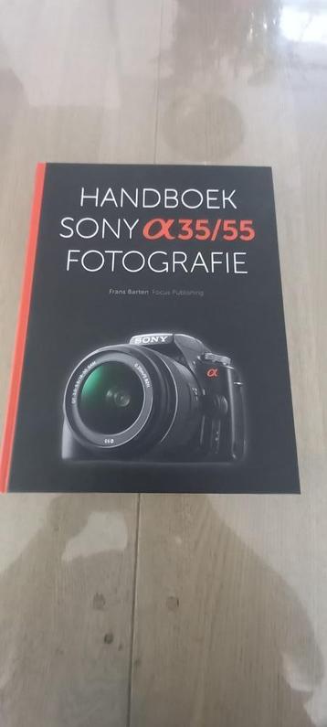 Handige handboek over de sony alfa 35/55 spiegelreflex camer beschikbaar voor biedingen