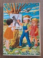 Oude kinderpuzzel Jig-Saw - 140 stukjes - Ezeltje Prik, Ophalen of Verzenden, Meer dan 50 stukjes, Gebruikt