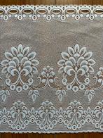 3,4 meter kort gordijntje 43 cm hoog, Verzenden, Zo goed als nieuw, Wit, Minder dan 100 cm