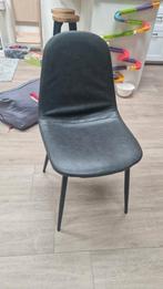 6 eetkamerstoelen grijs, gratis af te halen, Ophalen, Gebruikt, Grijs