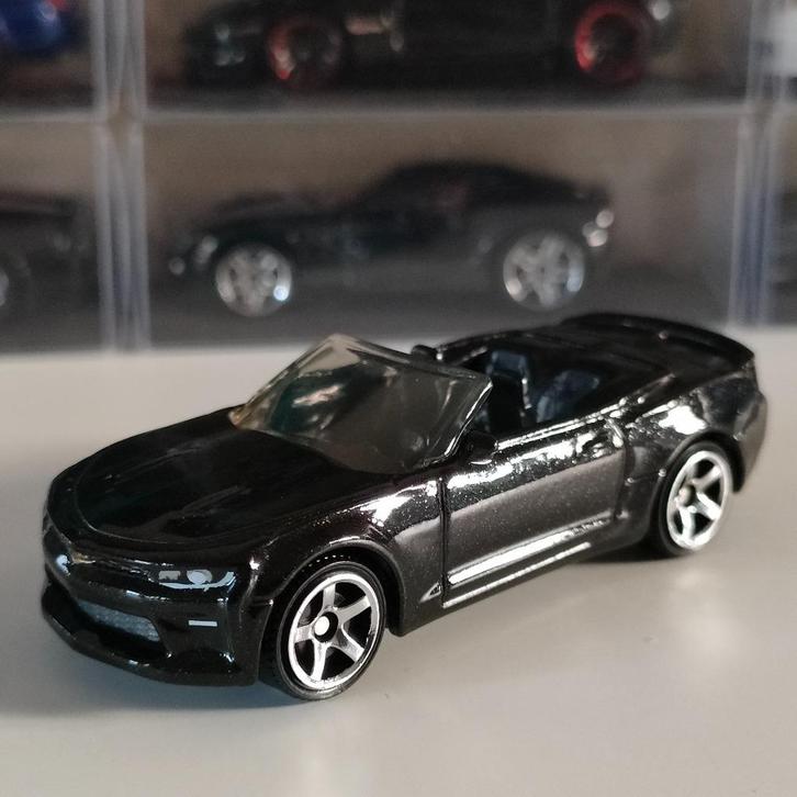 2016 Chevrolet Camaro Cabrio zwart Hot Wheels, Hobby en Vrije tijd, Modelauto's | Overige schalen, Nieuw, Auto, Verzenden