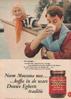Retro reclame 1961 Douwe Egberts Moccona de ware traditie, Verzamelen, Verzenden, Overige typen