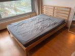 IKEA TARVA Bed lattenbodems matras 140x200 - Tweepersoonsbed, Huis en Inrichting, Slaapkamer | Bedden, Ophalen, Bruin, Tweepersoons