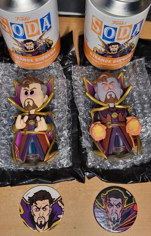 Funko Soda set Strange Supreme chase and common, Verzamelen, Poppetjes en Figuurtjes, Nieuw, Ophalen of Verzenden