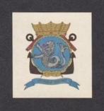 Albumplaatje Militair Embleem Marine Zeeleeuw., Verzamelen, Ophalen of Verzenden, Zo goed als nieuw