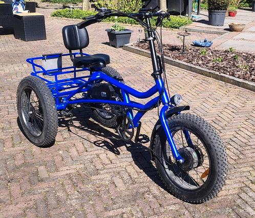 Een stoere, electr. fiets, driewieler v. volwassenen, Fietsen en Brommers, Fietsen | Driewielers, Zo goed als nieuw, Ophalen