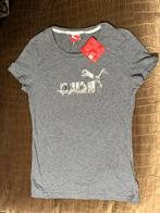 Nieuw puma XS grijs shirt met hologram logo gray tshirt top, Ophalen of Verzenden, Zo goed als nieuw, Korte mouw, Maat 34 (XS) of kleiner