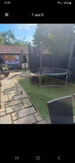 Grote trampoline 305 cm doorsnee, Ophalen, Gebruikt