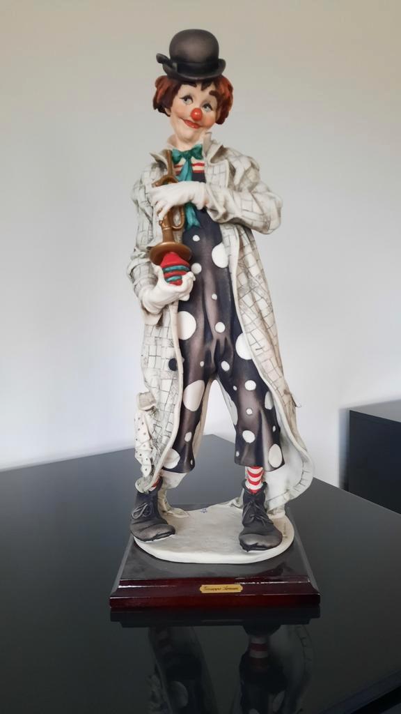 Clown Beeld - 40cm - Prachtig Decoratie, Antiek en Kunst, Kunst | Beelden en Houtsnijwerken, Ophalen of Verzenden
