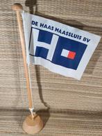 Tafelvlag Scheepswerf de Haas Maasluis, Verzamelen, Scheepvaart, Ophalen of Verzenden, Zo goed als nieuw, Motorboot of Zeilboot