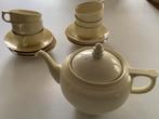 Mosa Plateel Theepot en 6 x kop en schotel Bieden, Ophalen of Verzenden