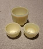 Art Deco Colopal Eierdopje met Zoutvaatje - Copier, Antiek en Kunst, Ophalen of Verzenden