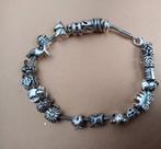 Zilveren piccolo armband met bedels 20 cm, Sieraden, Tassen en Uiterlijk, Verzenden, Nieuw, Zilver, Zilver