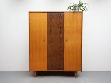 Vintage kledingkast | 3 deurs | Eiken | Wenge beschikbaar voor biedingen