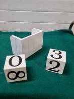 Kalender van hout wit, Ophalen of Verzenden, 'T Olde Gre-j, Info@toldegrej.nl, Endepoelstraat 20f Didam