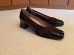 Prachtige bruine Gabor leer schoenen instappers, maat 8(42)., Bruin, Instappers, Gabor, Ophalen of Verzenden