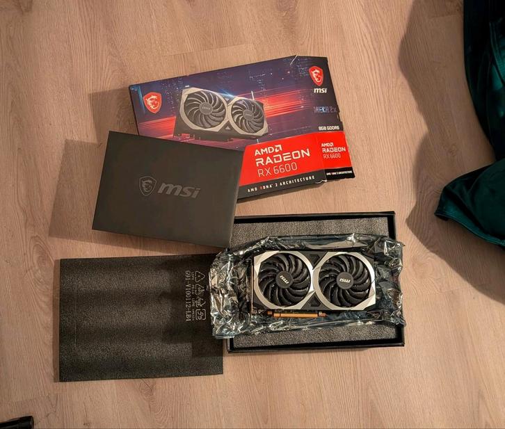 AMD Radeon RX 6600 Mech 2X - Zo goed als nieuw, Computers en Software, Videokaarten, Zo goed als nieuw, AMD, PCI-Express 4.0, GDDR6