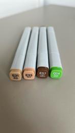 Copic markers 4 stuks, Ophalen of Verzenden, Zo goed als nieuw