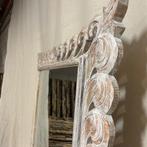 Barok Spiegel – houten lijst wit - 200 x 100 cm -TTM Wonen, Www.ttmwonen.nl, Nieuw, Ophalen of Verzenden, Info@ttmwonen.nl