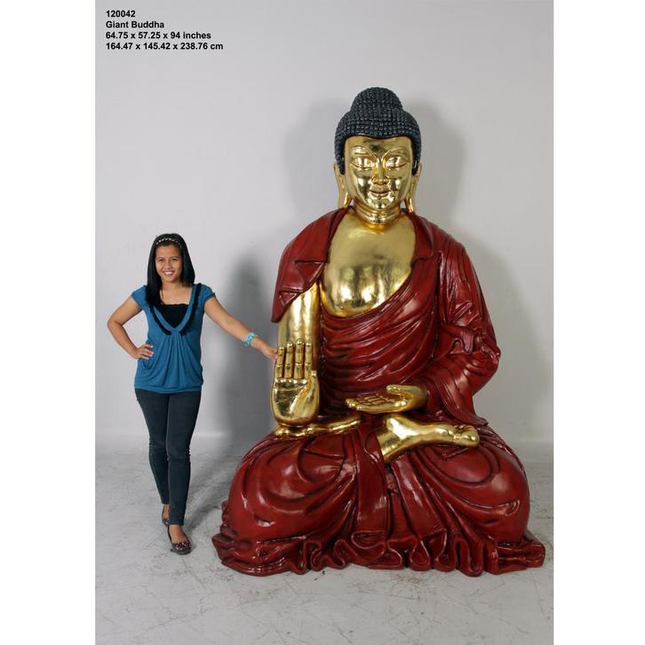 Giant Buddha – Boeddha beeld Hoogte 239 cm, Huis en Inrichting, Woonaccessoires | Boeddhabeelden, Nieuw, Ophalen
