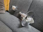 Scheepslamp lamp boot lamp zilverkleurig, Huis en Inrichting, Lampen | Spots, Ophalen of Verzenden, Zo goed als nieuw, Metaal of Aluminium