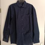 Canda overhemd donkerblauw maat L z.g.a.n., Blauw, Ophalen of Verzenden, Zo goed als nieuw, Halswijdte 41/42 (L)