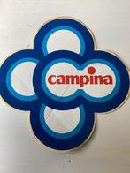 Grote sticker Campina (zuivel/melk), Verzamelen, Stickers, Verzenden, Zo goed als nieuw, Merk