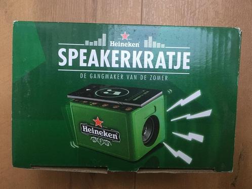 Heineken speakerkratje, Verzamelen, Biermerken, Nieuw, Overige typen, Heineken, Ophalen of Verzenden