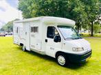 Keurige Challenger 104#Fiat Turbo Diesel#Fransbed#4persoons, Caravans en Kamperen, Standaard zit, Bedrijf, Challenger, Buitenlamp