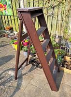 Houten Schilders trap, vintage ook voor decoratie, Doe-het-zelf en Verbouw, Ladders en Trappen, Ophalen, Gebruikt, Trap, Minder dan 2 meter