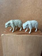 2x schaap - hxbxd 3x1.7x4.5cm - kunststof, Ophalen of Verzenden, Zo goed als nieuw, Poppenhuis